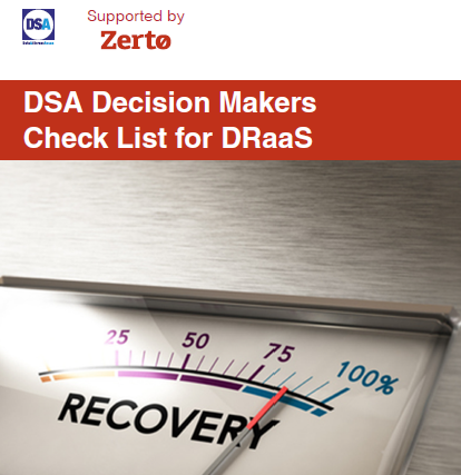 DSA Decision Makers Checklist for DRaaS Supported by Zerto.pdf